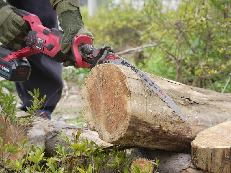 Sawzall blade for backyard, trimming overgrown branches,doing a full garden clean-up, orcamping and need to fetch some firewood