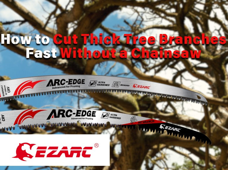 How to Cut Thick Tree Branches Fast Without a Chainsaw