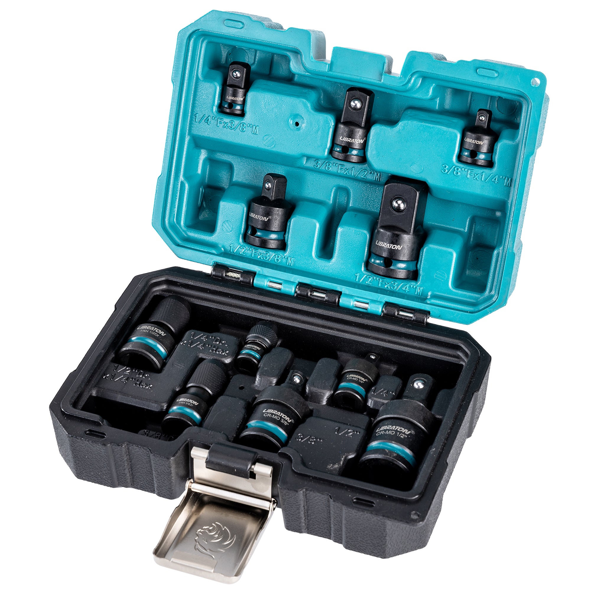 LIBRATON Rivet Gun Kit – Heavy Duty Hand Riveter with 80 Rivets & 4 Drill Bits