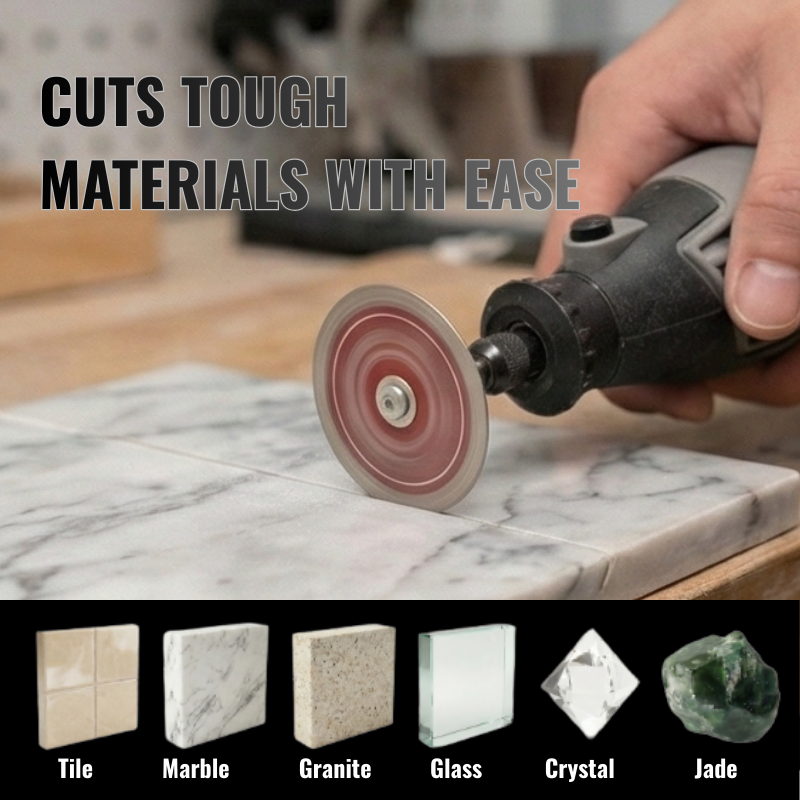 EZARC 1.5" Diamond Cutting Discs for Tile, Glass & Ceramic (3pcs)