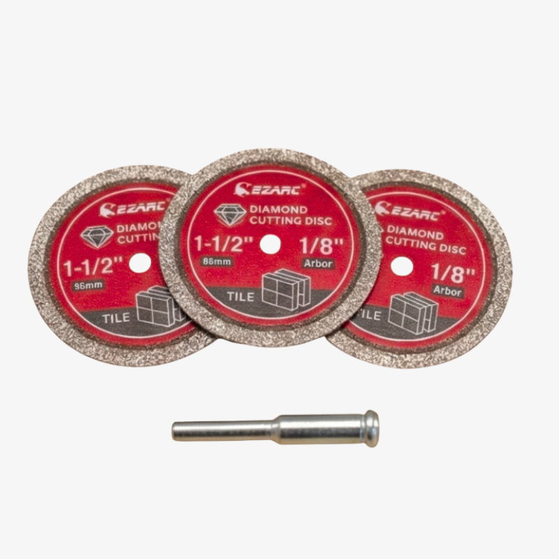 EZARC 1.5" Diamond Cutting Discs for Tile, Glass & Ceramic (3pcs)