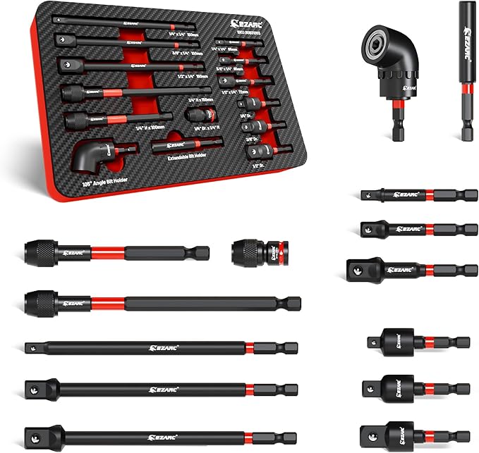 EZARC Impact Driver/Drill Multi-Function Adapter Kit (14-Pc)