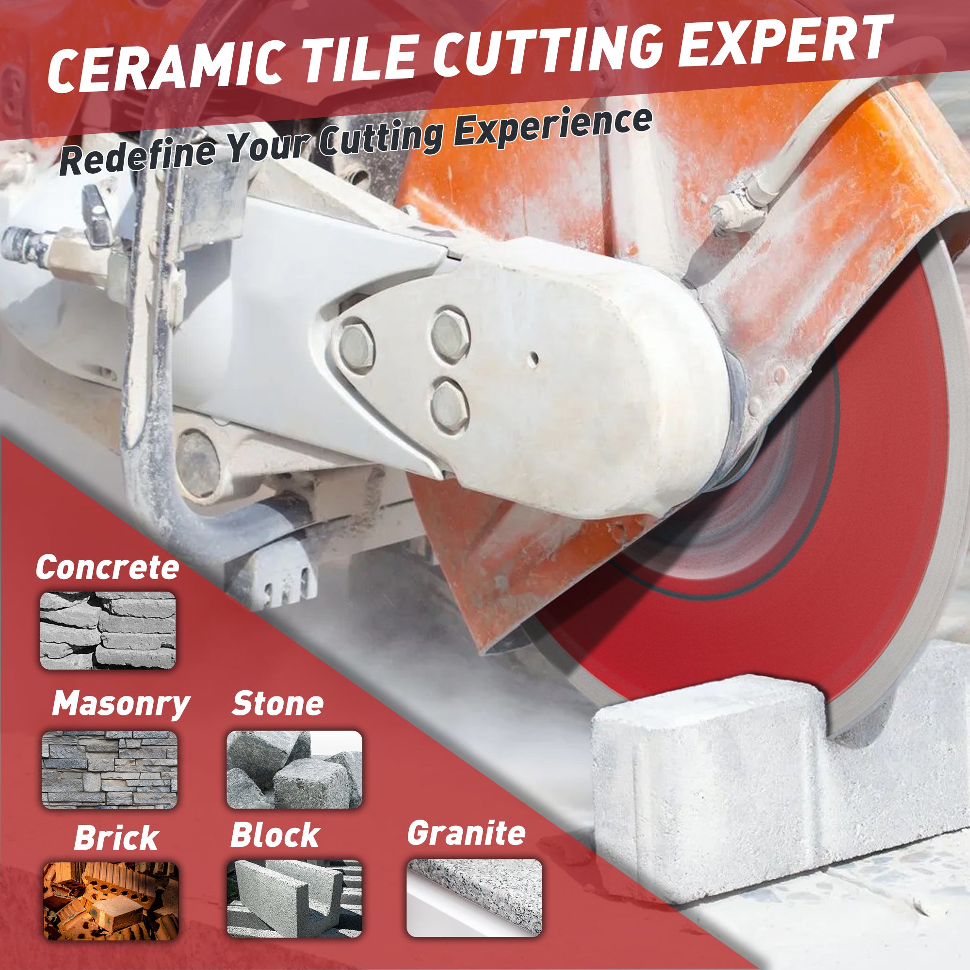 14 in. Segmented Diamond Blade For Concrete/Masonry/Block - EZARC Tools