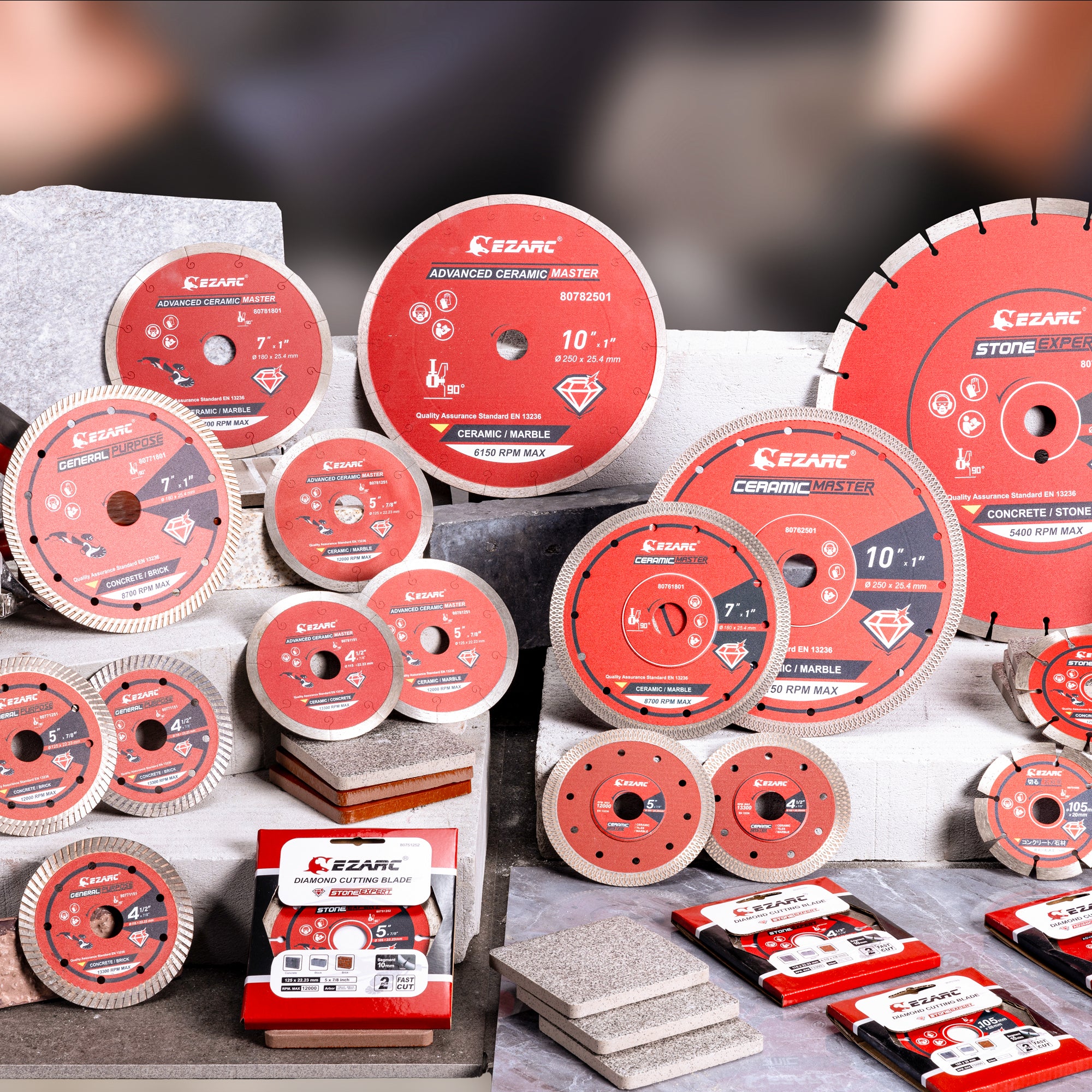 14 in. Segmented Diamond Blade For Concrete/Masonry/Block - EZARC Tools