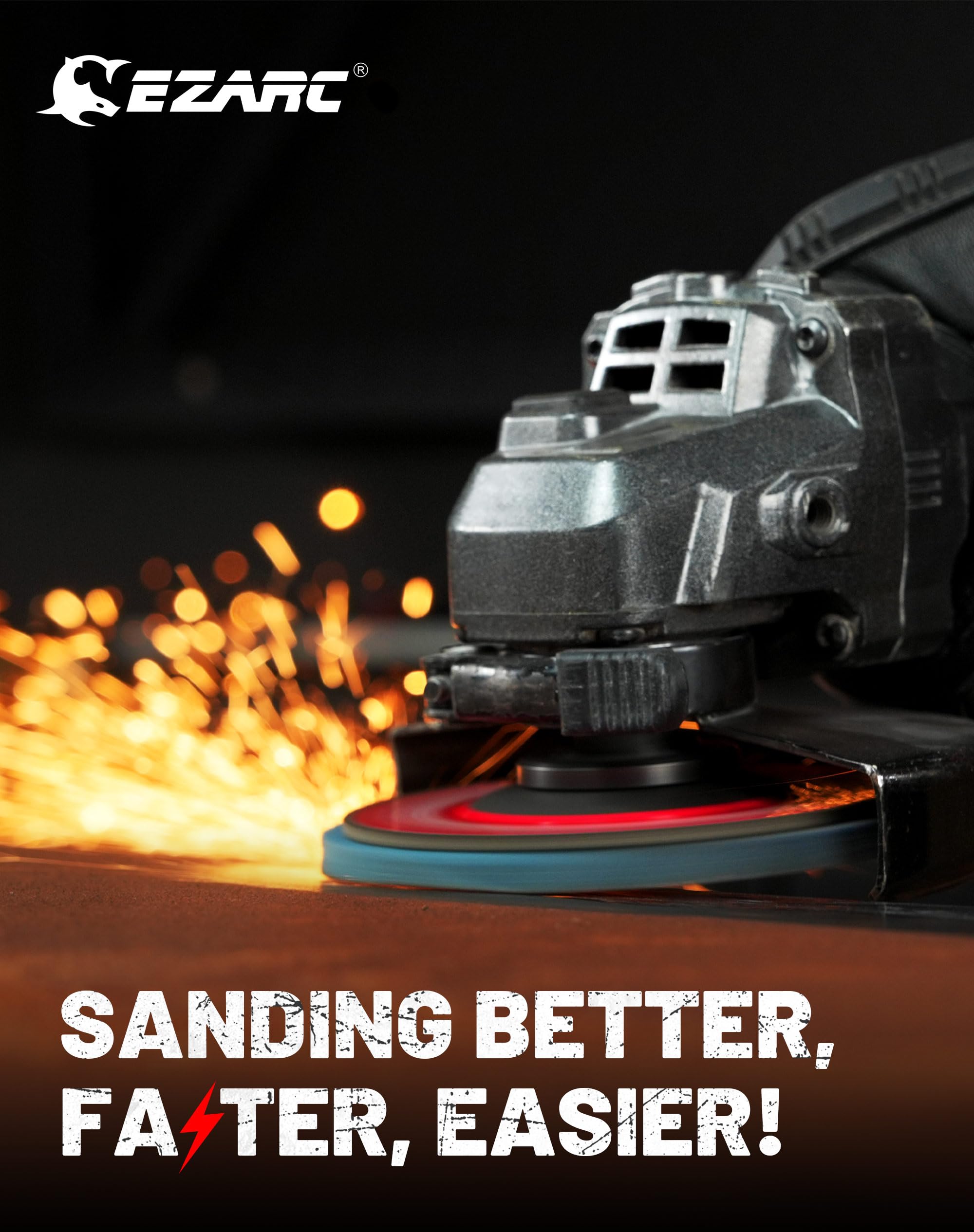 4-1/2 In. T27 High Density Flap Discs for Angle Grinder, Zirconia Sanding, Grinding & Rust Removal