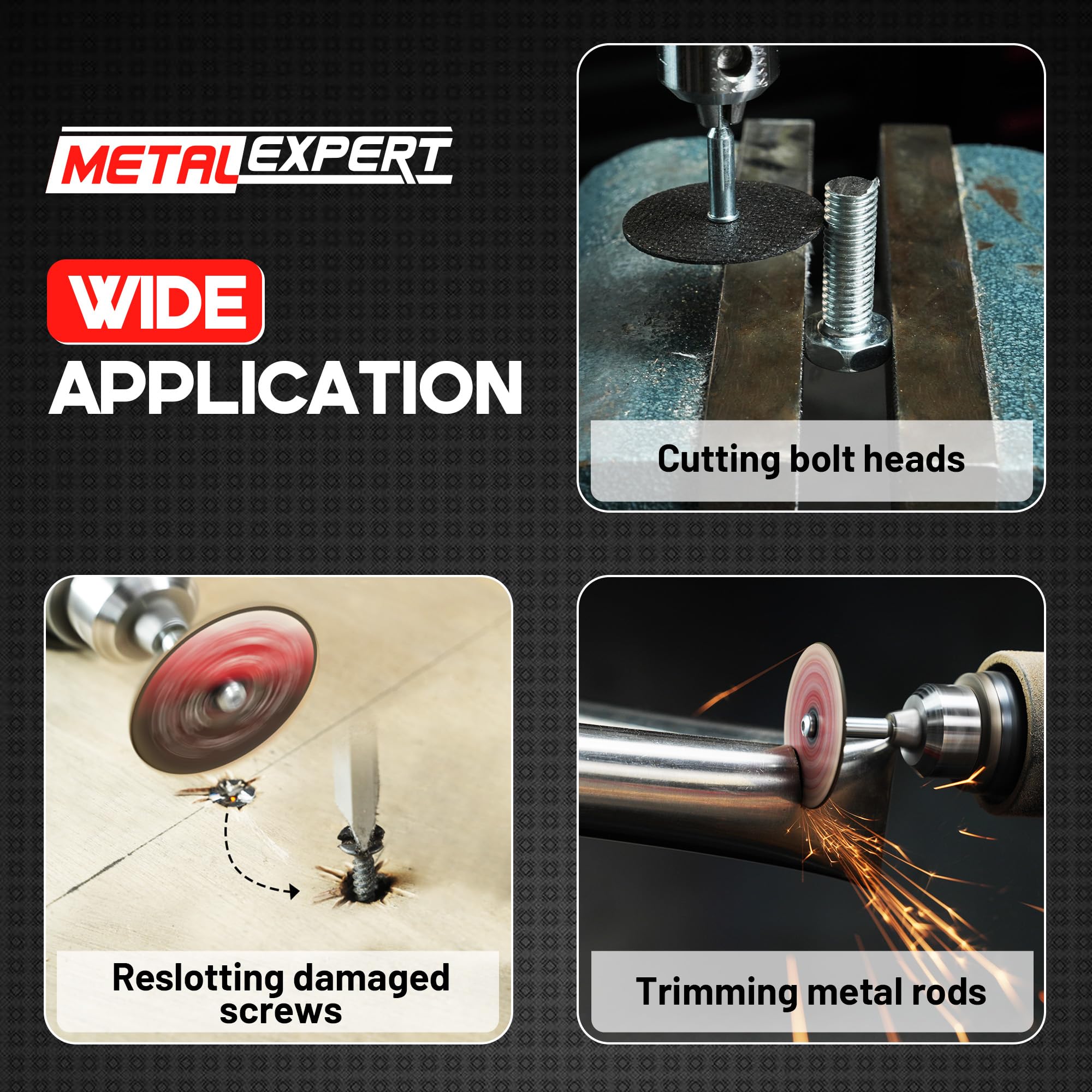 1-1/2 Fiberglass Reinforced Cutting Disc For Hardened Steel, Aluminum, Plastic - EZARC Tools