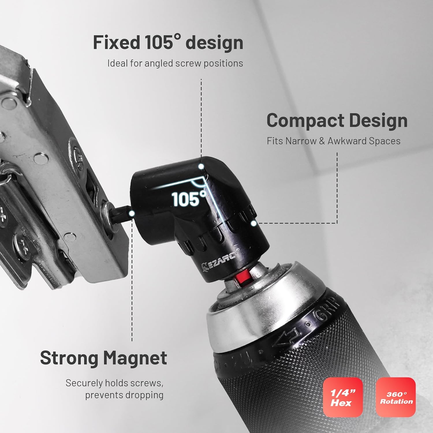 EZARC Impact Driver/Drill Multi-Function Adapter Kit (14-Pc)