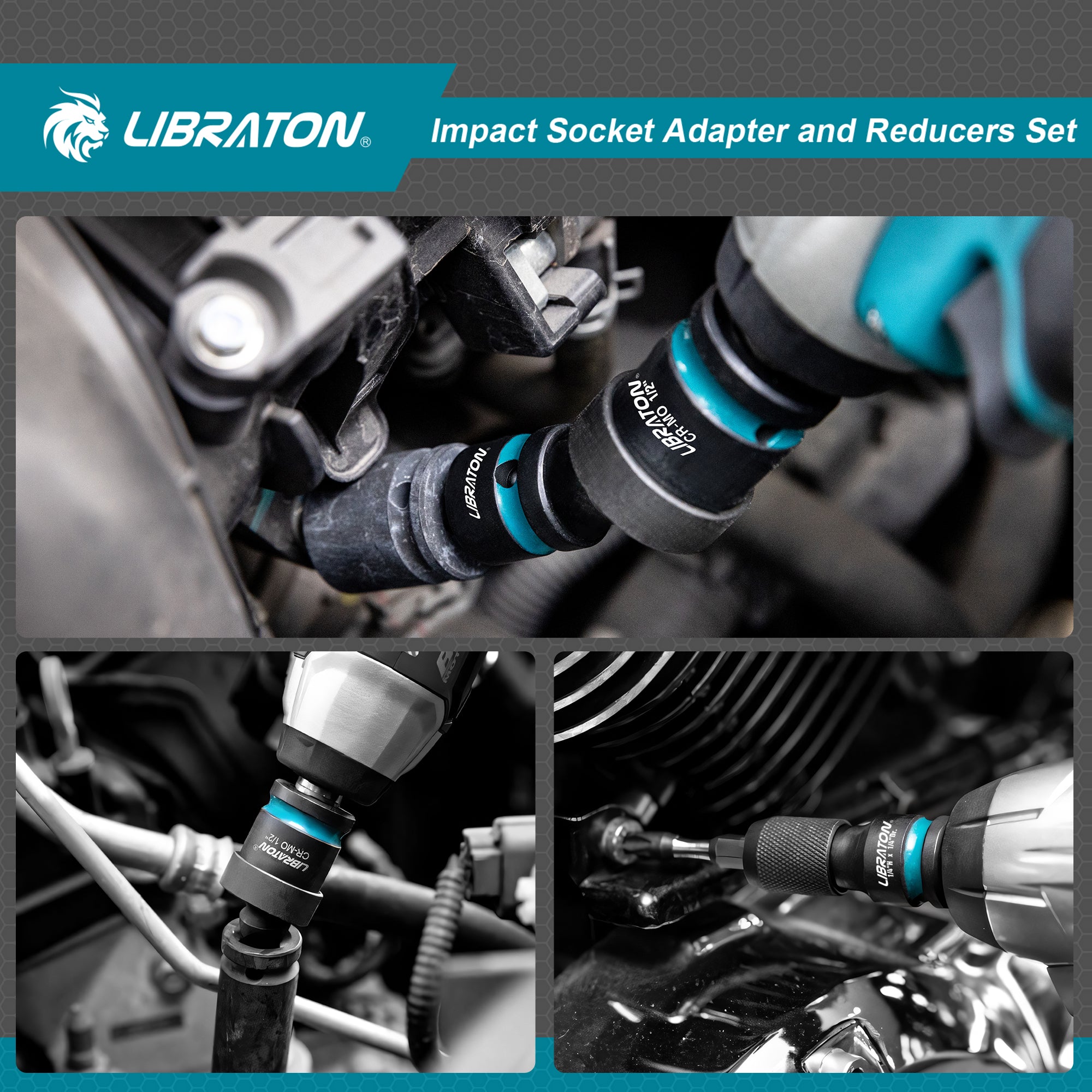 LIBRATON Rivet Gun Kit – Heavy Duty Hand Riveter with 80 Rivets & 4 Drill Bits