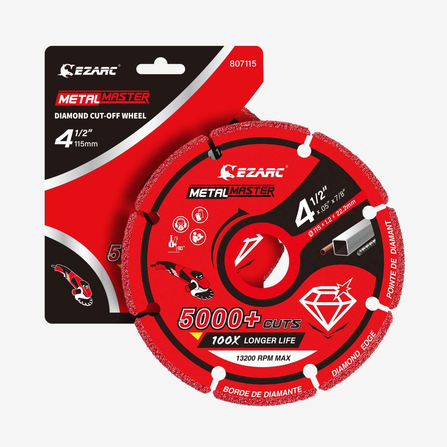 EZARC Diamond Cutting Wheel Diamond Cut Off Wheel Cut Off Wheel Cutting Wheel Grinder