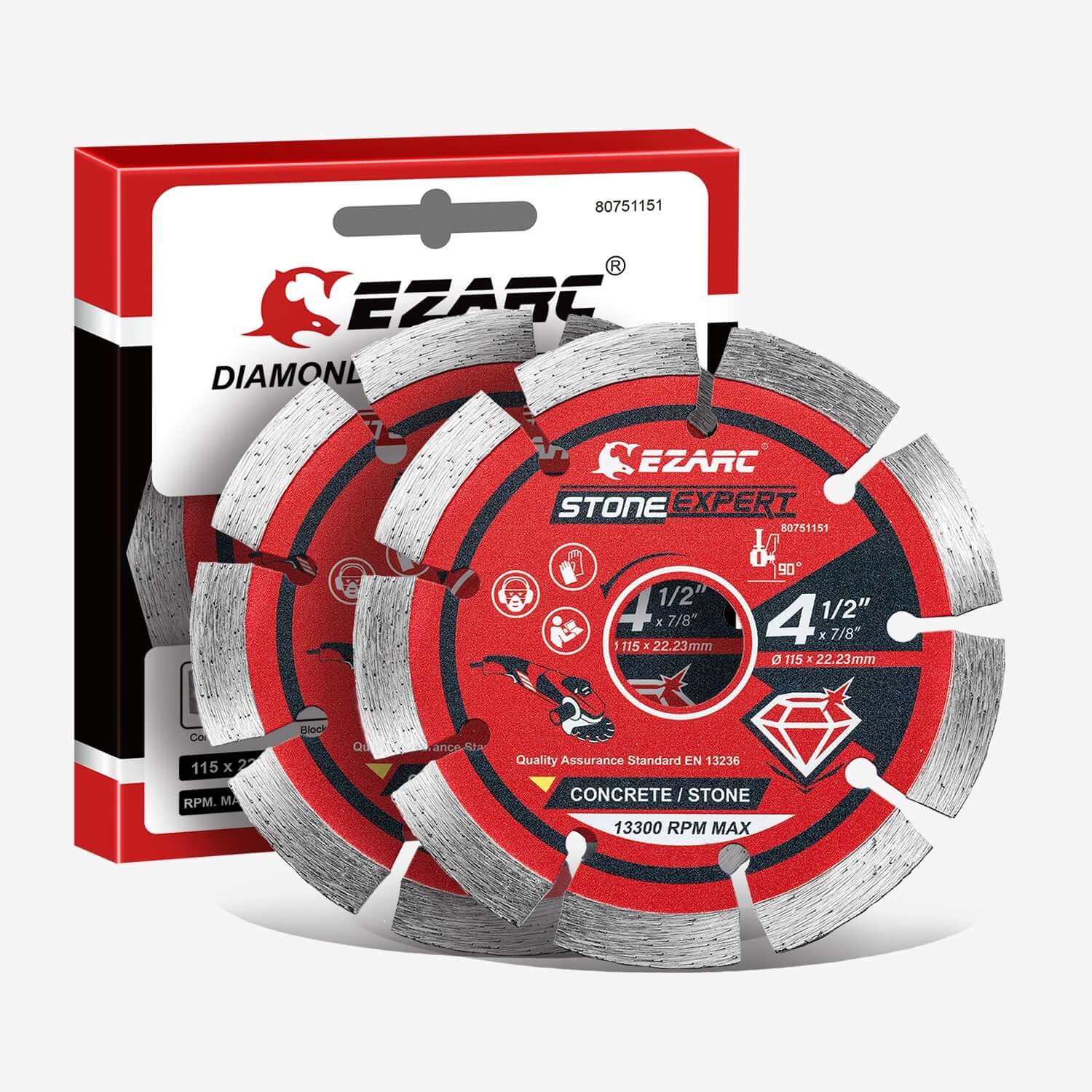 4.5/5 in. Segmented Diamond Blade For Concrete/Masonry/Block