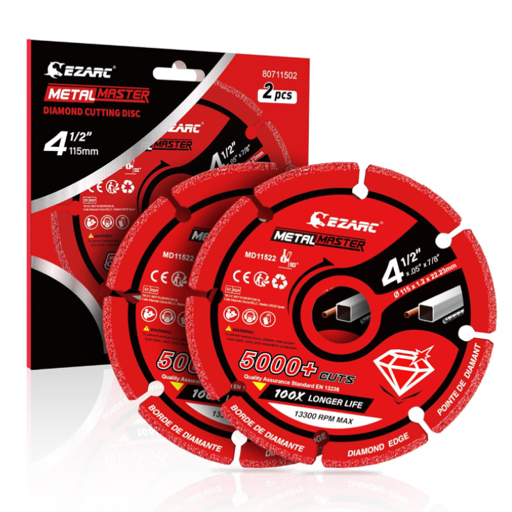 Diamond Metal Cutting Wheel For Rebar/Steel/Iron/Inox - EZARC Tools