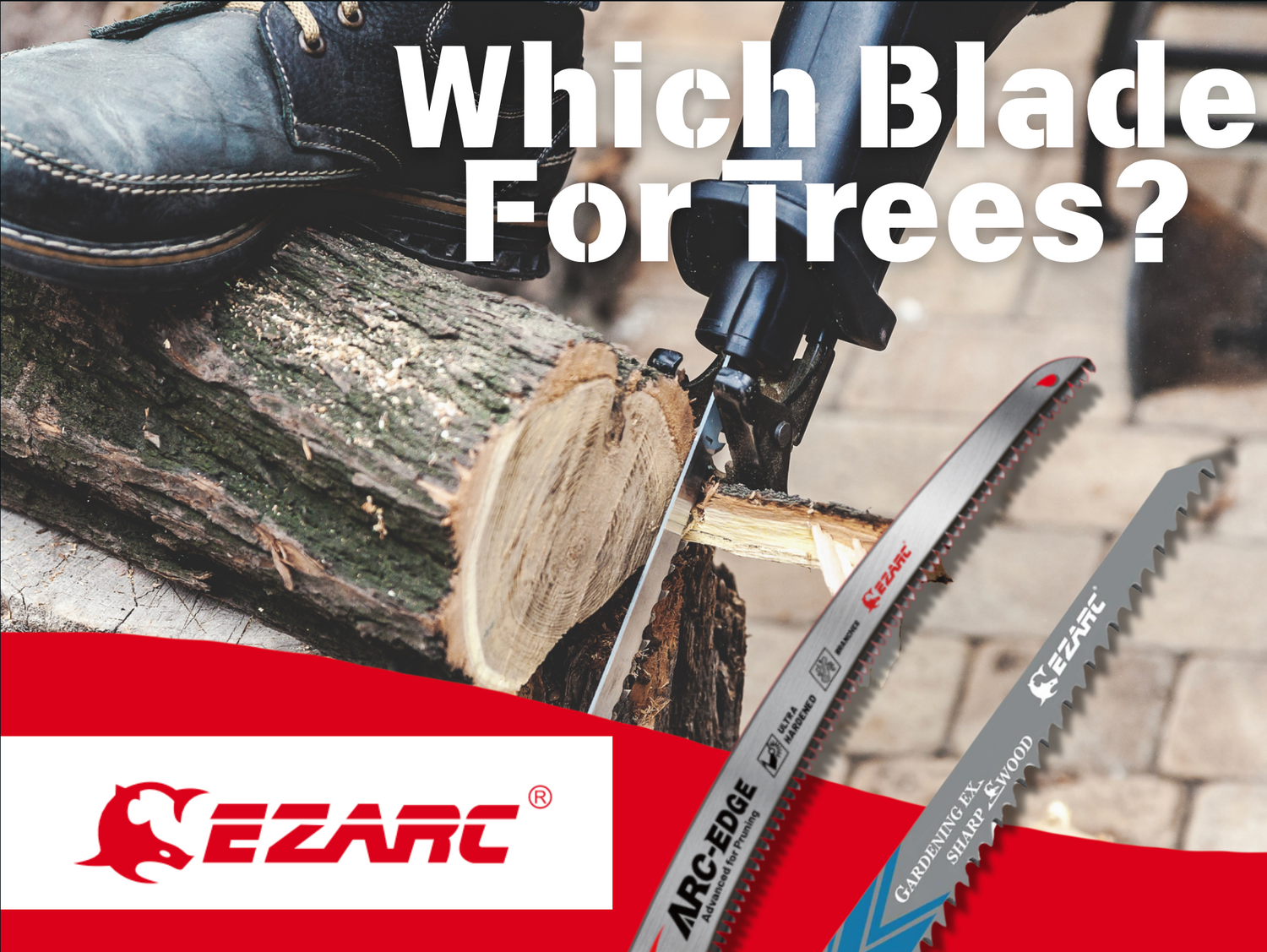 A photo showing ezarc blades along with a sawzall 