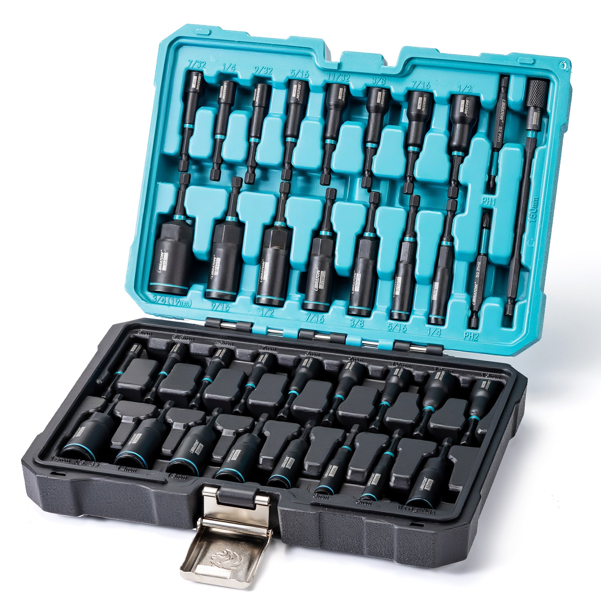 LIBRATON 35-Piece Magnetic Nut Driver Bit Set