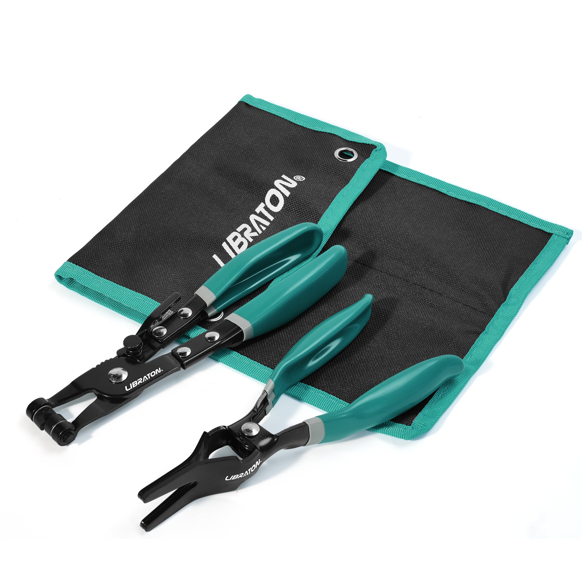 LIBRATON 2PCS Hose Clamp Pliers Set, Hose Clamp Tool, Hose Removal Pliers