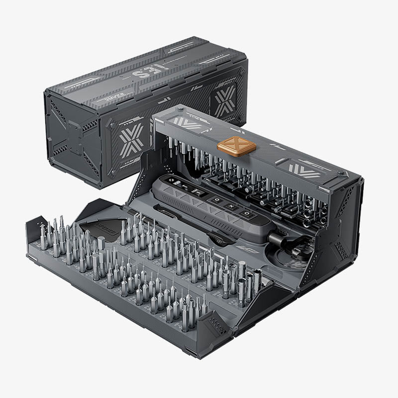 181 in 1 Cordless Screwdriver Set, 3 Torque Settings with 160 Magnetic Precision Bits