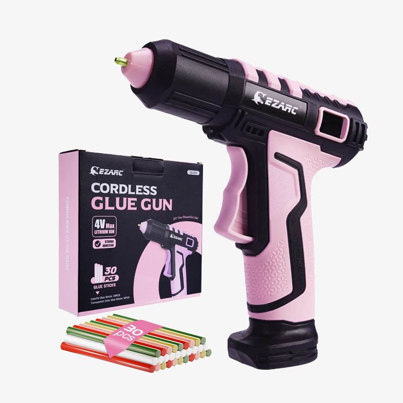 Cordless Lithium Battery Glue Gun with 30 Hot Glue Sticks