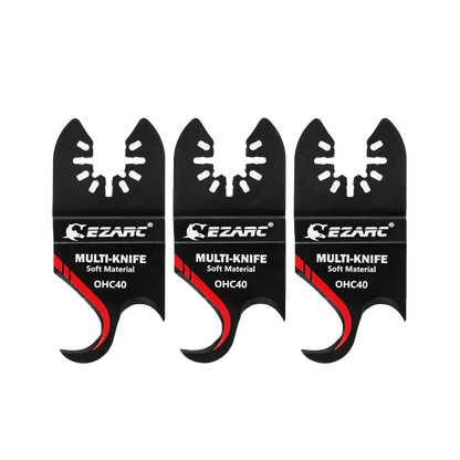 Oscillating Multi tool Hook Knife Blade for Cutting Soft Materials Roofing Shingles, PVC Carpet and Cardboard
