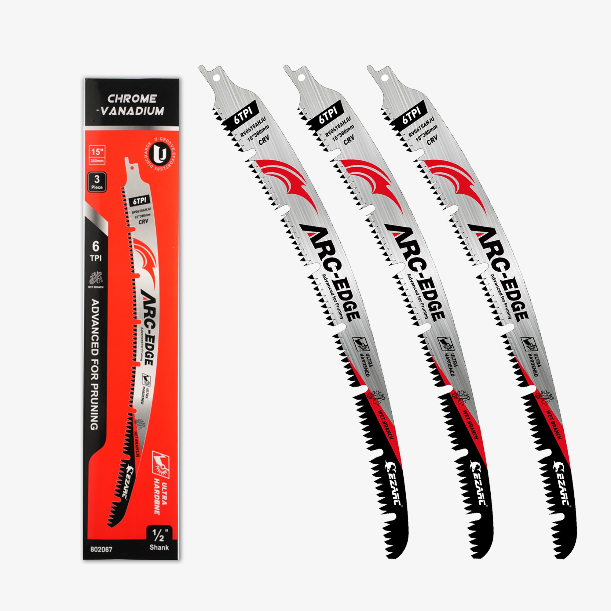 Tree Trimming/Wood Cutting – ProCut U-Groove Arc Edge Pruning Reciprocating Saw Blade