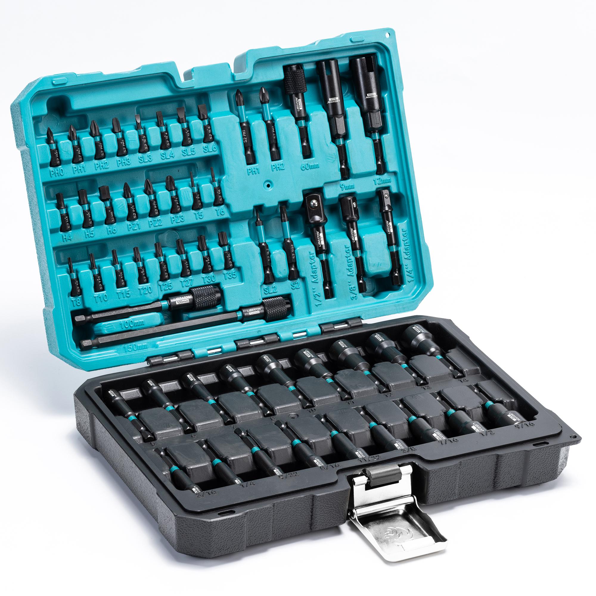 LIBRATON 54PCS Nut Driver Set – Magnetic + Bits
