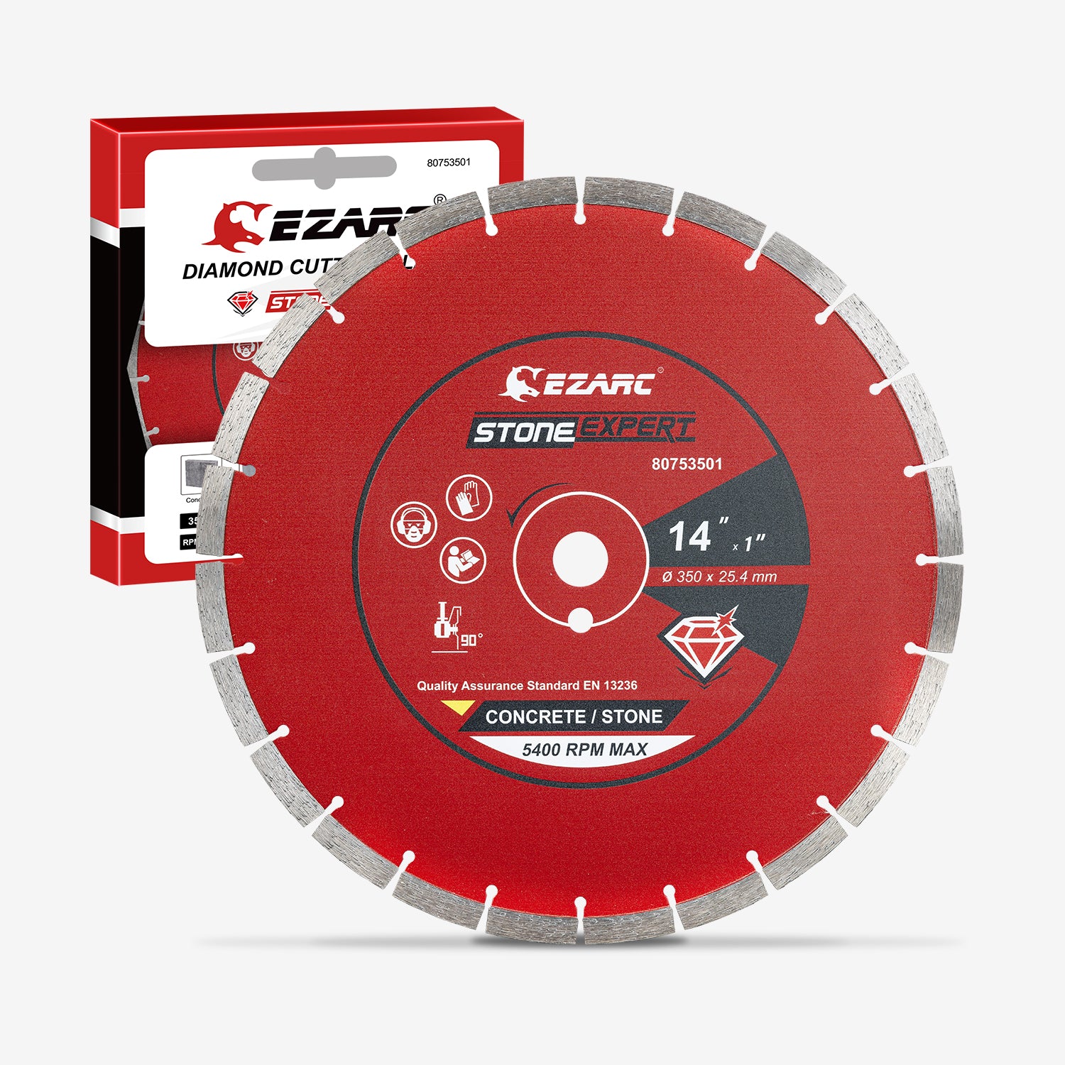 14 in. Segmented Diamond Blade For Concrete/Masonry/Block - EZARC Tools