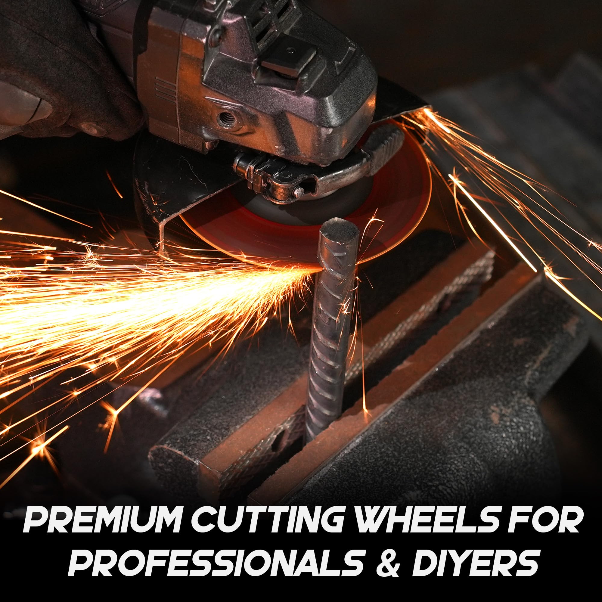 EZARC 4.5" Ultra Thin Cut Off Wheels 25-Pack for Metal & Stainless Steel