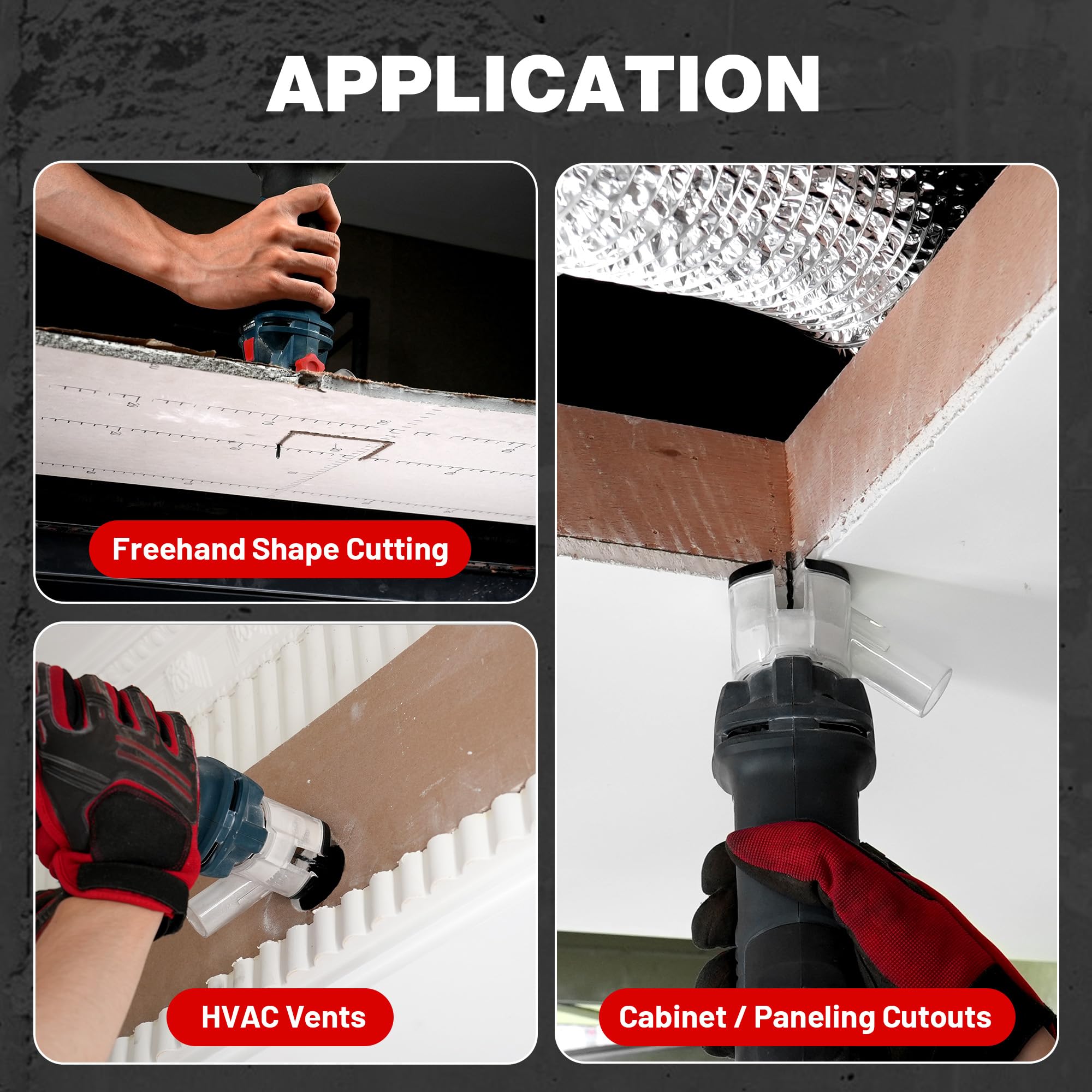 1/8 Inch Drywall Guidepoint Cutting Bits with Storage Case for Drywall Wood Plastic