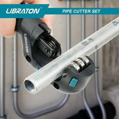 LIBRATON Copper Tube Cutter, 5/32-1-1/4 Inch, with Deburring Tool - 6