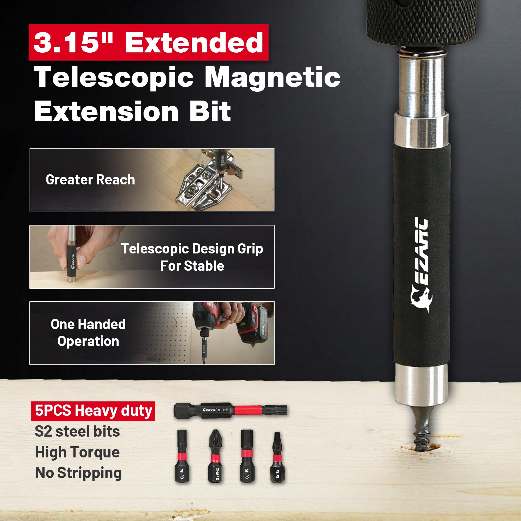 25PCS Countersink Drill Bit Set with Self Centering Drill Bits