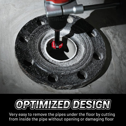 EZARC Inside Pipe Cutter, PVC/PPR, Replaceable Diamond, 1/4" Hex, 2-Pack