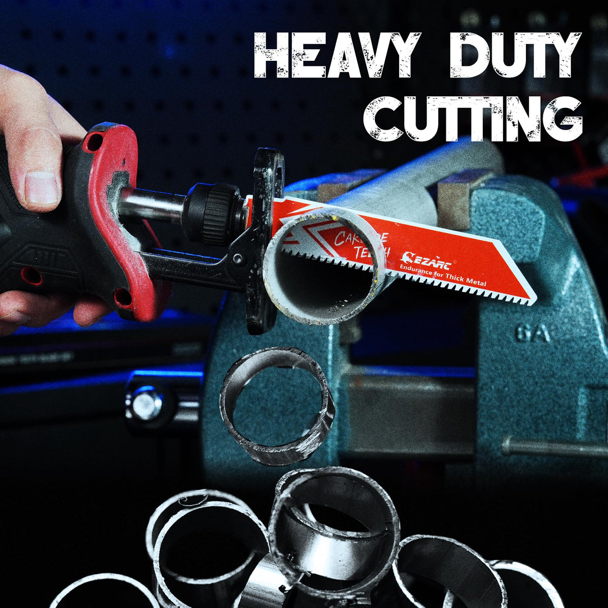 Carbide Reciprocating Saw Blades Set for Multi-Material Cutting - EZARC Tools