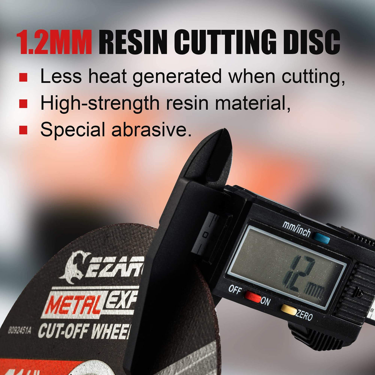 4.5/6 in. 045 Metal Cut Off Disc For Metal and Stainless Steel - EZARC Tools