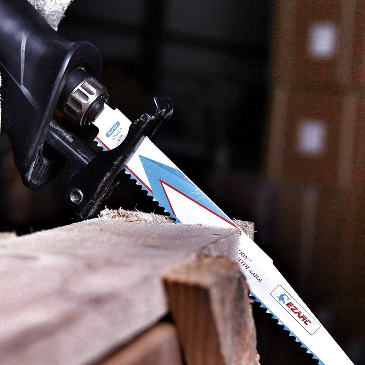 5+8tpi,9 in. Bi-Metal Reciprocating Saw blade For Wood/Metal Demolition