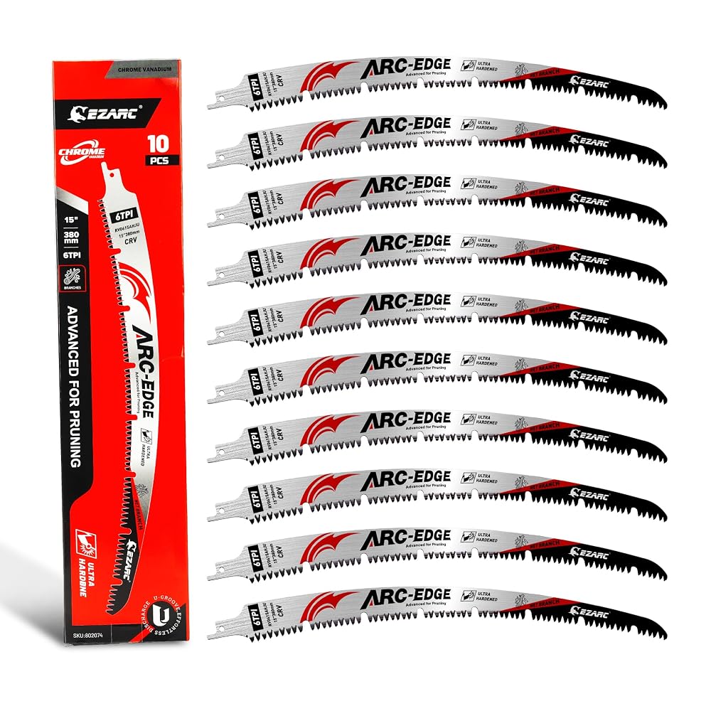 Tree Trimming/Wood Cutting – ProCut U-Groove Arc Edge Pruning Reciprocating Saw Blade
