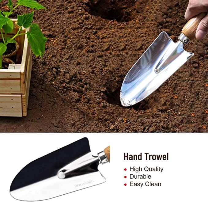 【Limit one set per purchase】EZARC Gardening Tools Set 3 Pieces With Elegant Gift Box